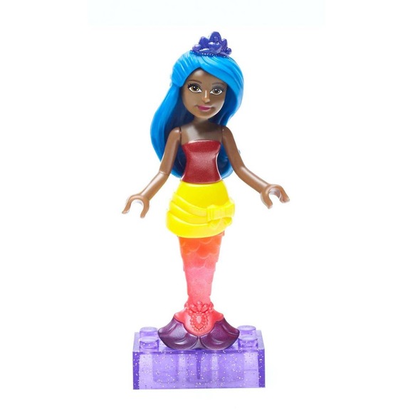 Mega Brands 2016 Mega Bloks Barbie Rainbow Cove Mini Mermaid Barbie Doll - Picture 1 of 3